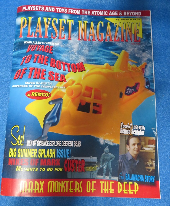 Playset Magazine #105 Remco Voyage to the Bottom of the Sea + Marx playsets